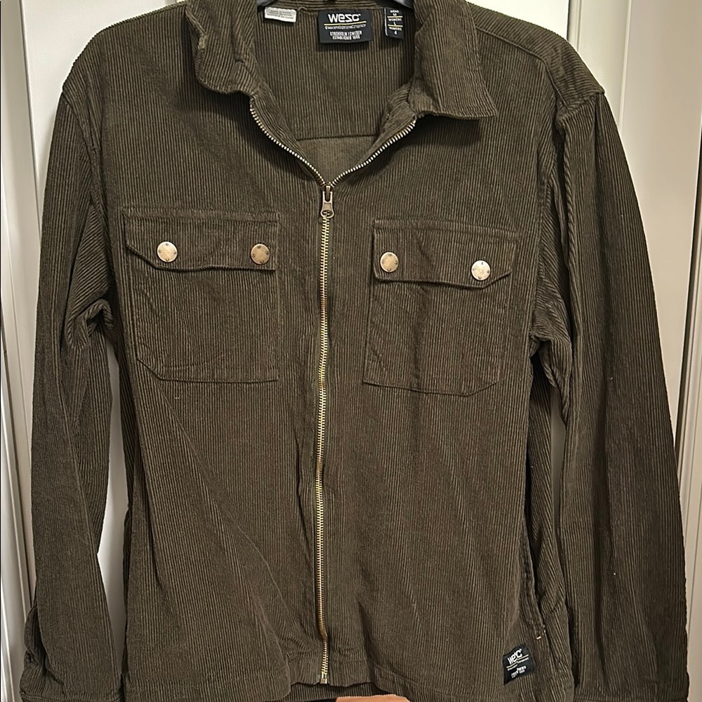 WeSC Olive Green Men's Jacket EUC